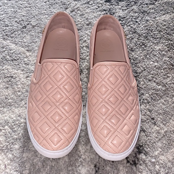 * SOLD ** - Tory Burch Jesse Quilted Sneakers - Picture 2 of 4